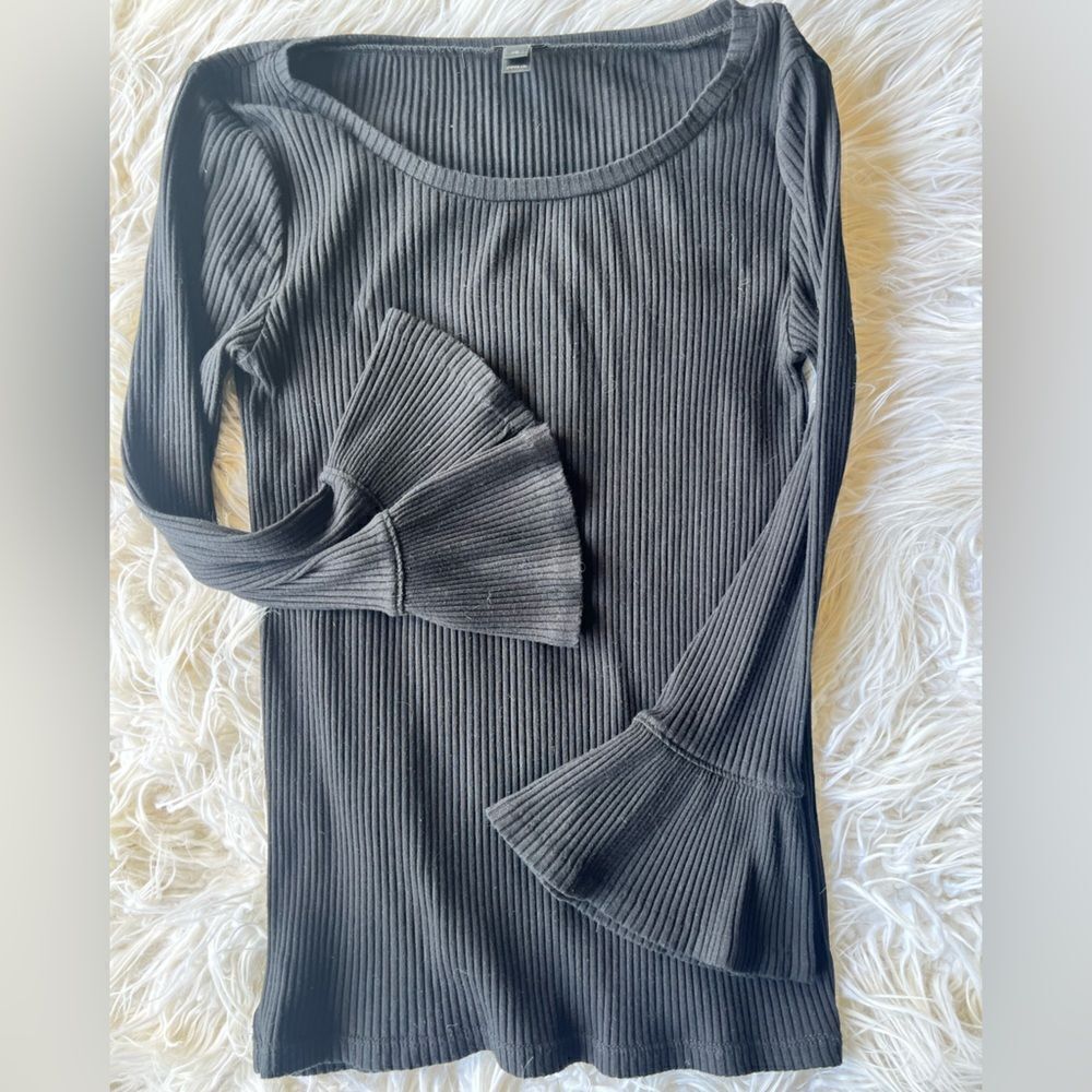 J. Crew Crewneck Sweater  ribbed  xs Black